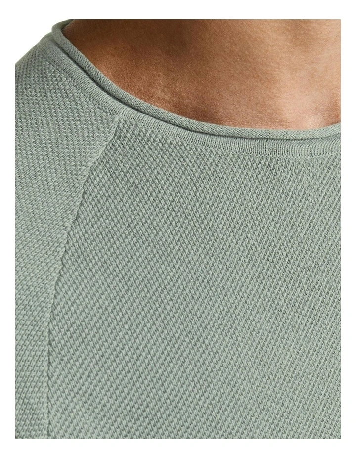 Jack & Jones Hill Knit Crew Neck Pullover In Slate Gray 5 Jack & Jones Hill Knit Crew Neck Pullover In Slate Gray - Image 3