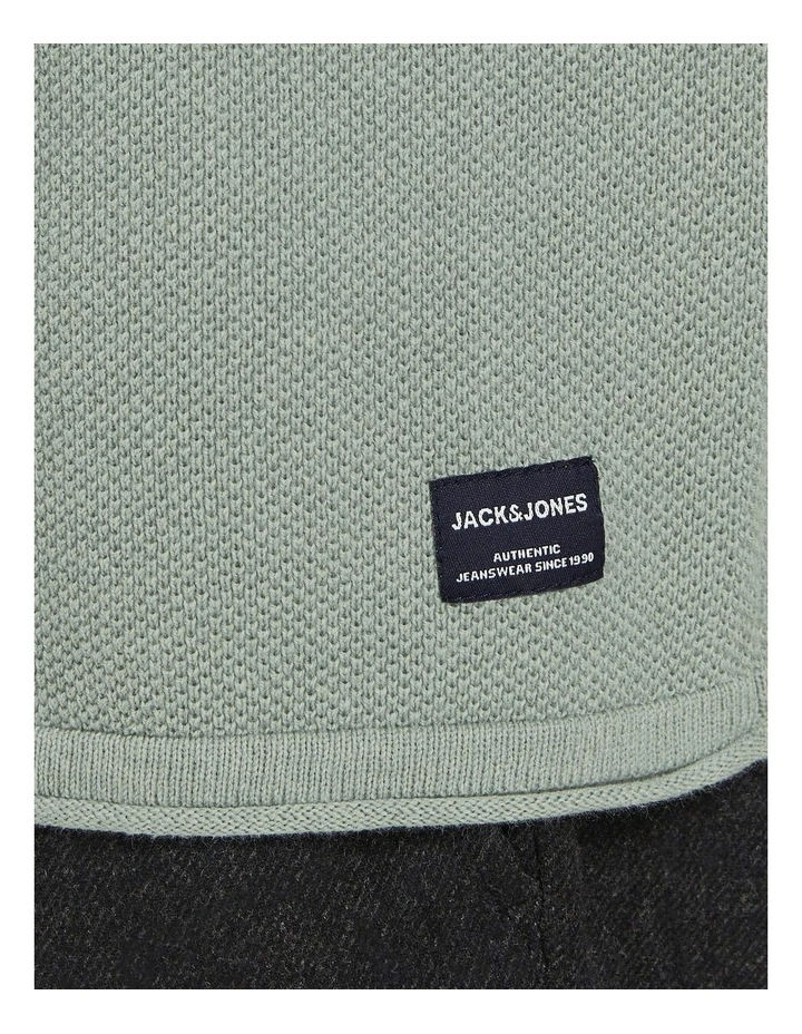 Jack & Jones Hill Knit Crew Neck Pullover In Slate Gray 6 Jack & Jones Hill Knit Crew Neck Pullover In Slate Gray - Image 4