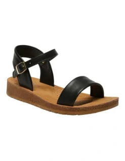 Eliza Sandals In Black Smooth -Myer Fashion Store 966820420 2 720x928