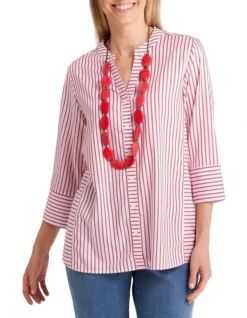 Delray 3/4 Shirt In Multi