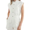 French Connection Denim Utility Playsuit In Cream -Myer Fashion Store 966905740 1 720x928