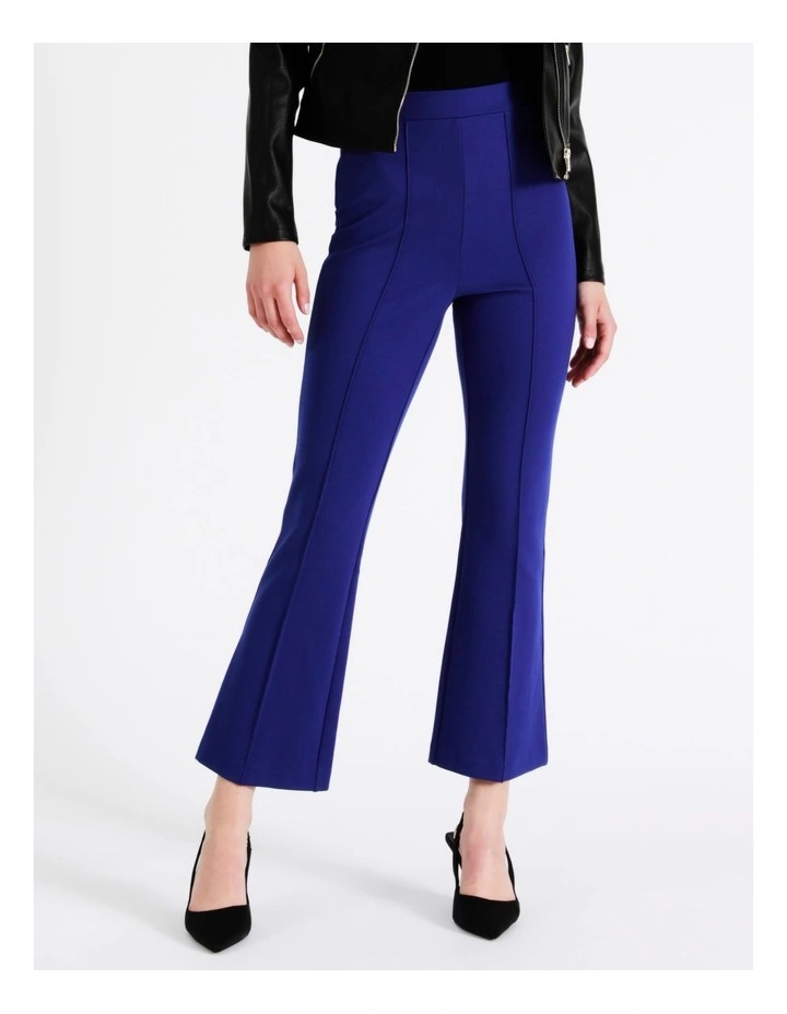 Ponte Kick Flare Pant In Cobalt 4 Ponte Kick Flare Pant In Cobalt - Image 2