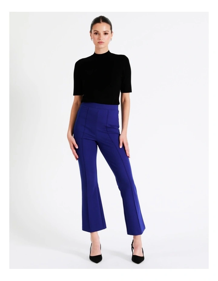 Ponte Kick Flare Pant In Cobalt 9 Ponte Kick Flare Pant In Cobalt - Image 7