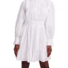 Y.A.S Siv Long Sleeve Cotton Dress In Bright White -Myer Fashion Store 967025260 1 720x928