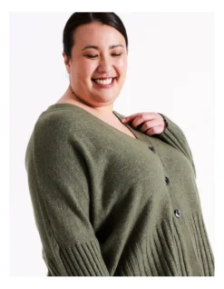 Regatta Rib Hem Cardigan In Light Khaki -Myer Fashion Store 967117780 3 1 720x928