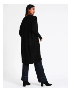Basque Longline Cardi In Black 13 Basque Longline Cardi In Black -Myer Fashion Store 967507750 5 720x928