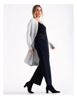 Basque Longline Cardi In Silver Marle 13 Basque Longline Cardi In Silver Marle -Myer Fashion Store 967507840 5 720x928