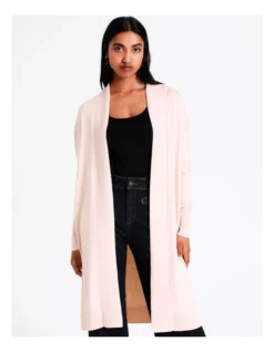 Basque Longline Cardi In Blush