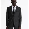Slim Puppytooth Suit Jacket In Charcoal -Myer Fashion Store 967570570 2 720x928