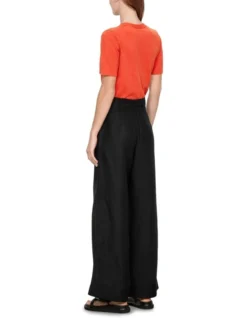 Short Sleeve Knitted Tee In Sangria -Myer Fashion Store 967876840 2 720x928