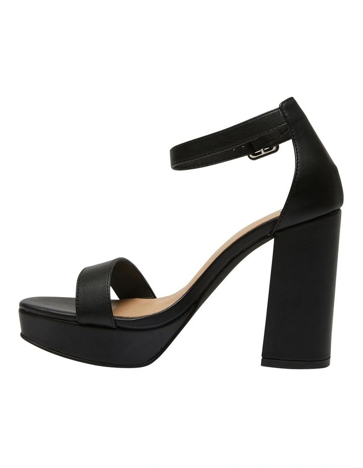 Lexi Smooth Sandals In Black 5 Lexi Smooth Sandals In Black - Image 3