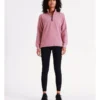 Chloe & Lola Sherpa Half Zip In Dusty Pink -Myer Fashion Store 968280850 968304610 1 1 720x928