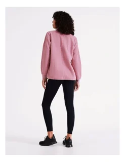 Chloe & Lola Sherpa Half Zip In Dusty Pink -Myer Fashion Store 968280850 968304610 6 720x928