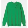 High Neck Cut Out Knit Top In Green -Myer Fashion Store 968402350 1 1 720x928
