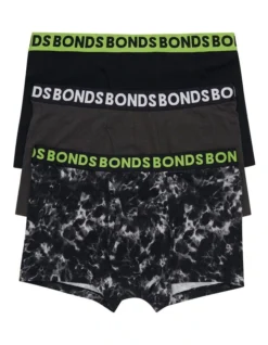 Bonds Everyday Trunk 3 Pack Dreamscape Tie Dye In Multi