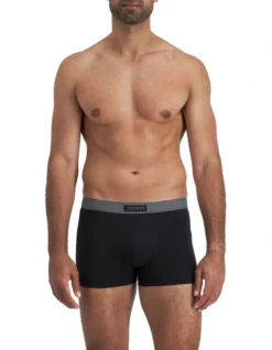 Jockey Comfort Classics Trunk 3 Pack In Black