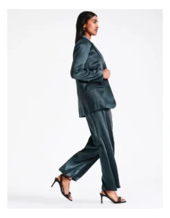 Basque Recycled Poly Satin Blend Suit Pant In Steel -Myer Fashion Store 968714650 5 1 720x928