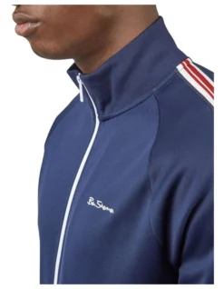 Ben Sherman House Taped Track Top In Blue -Myer Fashion Store 970814170 4 720x928