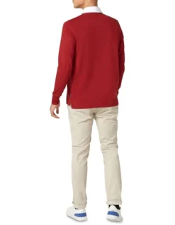 Ben Sherman Cut & Sew Rugby In Red -Myer Fashion Store 970814350 4 720x928