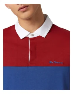 Ben Sherman Cut & Sew Rugby In Red -Myer Fashion Store 970814350 5 720x928