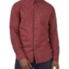 Ben Sherman Signature Organic Oxford Long Sleeve Shirt In Red -Myer Fashion Store 970815250 1 720x928
