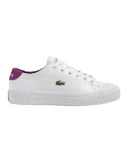 Lacoste Gripshot Heel Pop Sneaker In White