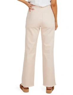 Roxy Barbarella Straight Fit Trousers In Peach -Myer Fashion Store 974141560 4 720x928