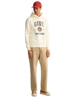 Gant Crest Shield Sweat Hoodie In Cream 11 Gant Crest Shield Sweat Hoodie In Cream -Myer Fashion Store 974188090 5 720x928