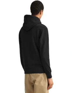 Gant Crest Shield Sweat Hoodie In Black -Myer Fashion Store 974188180 2 720x928