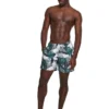 URBAN CLASSICS Leaves Pattern Swim Shorts In Green -Myer Fashion Store 974335690 1 720x928