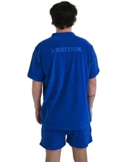 Organic Cotton Shorts In Blue -Myer Fashion Store 974785510 2 720x928