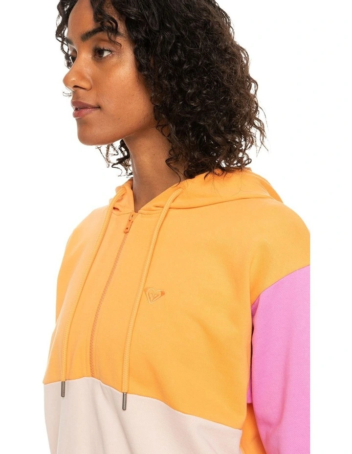 Roxy Essential Energy Hoodie In Orange 6 Roxy Essential Energy Hoodie In Orange - Image 4