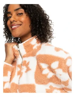 Roxy Jive Tribe Half-Zip Fleece In White Multi -Myer Fashion Store 975208510 4 720x928