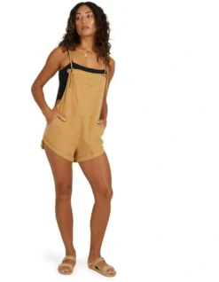 Billabong Wild Pursuit Overall In Brown -Myer Fashion Store 975667150 5 720x928