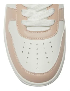 Fraser Smooth Sneakers In White/Blush -Myer Fashion Store 977444200 7 720x928