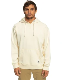 Quiksilver Trip Away Hoodie Birch In White