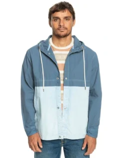 Quiksilver Natural Surf Hooded Jacket In Blue