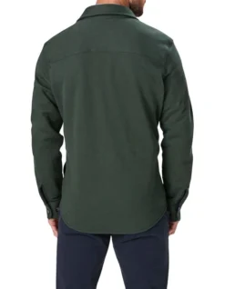 Comfort Shacket In Green -Myer Fashion Store 978386950 2 720x928