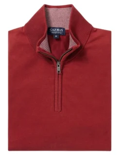High Flex Half Zip Brick In Red -Myer Fashion Store 978387580 4 720x928