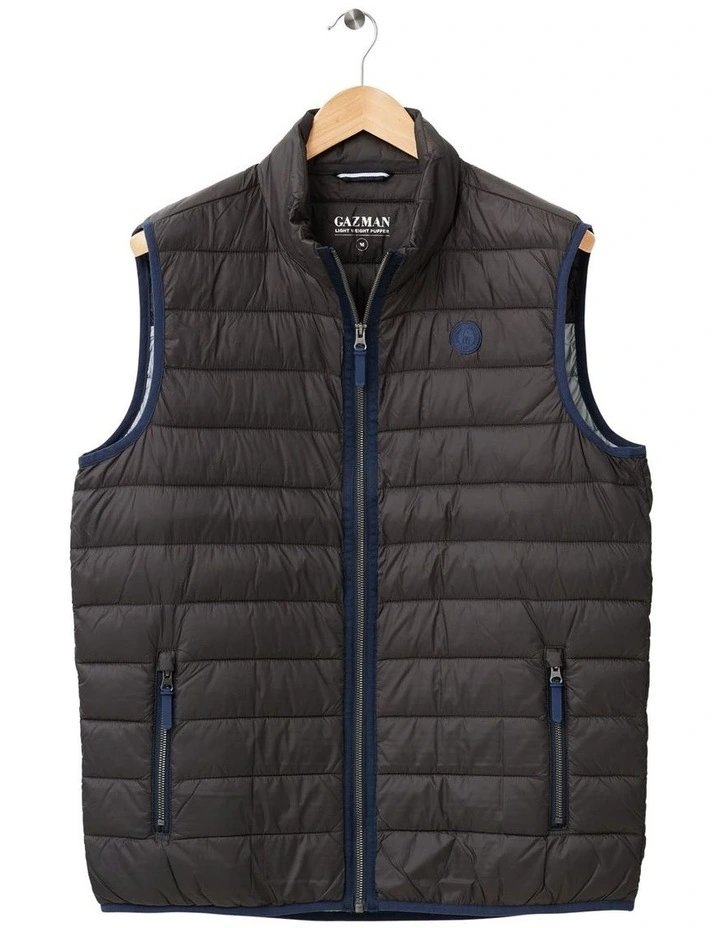 Lightweight Puffer Vest In Graphite 6 Lightweight Puffer Vest In Graphite - Image 4