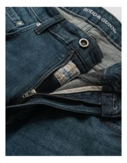 Winton Relaxed Fit Italian Denim Regular Leg In Mid Blue -Myer Fashion Store 978692680 5 720x928