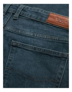 Winton Relaxed Fit Italian Denim Regular Leg In Mid Blue -Myer Fashion Store 978692680 6 720x928