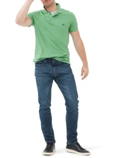 Owaka Straight Fit Italian Denim Regular Leg In True Blue -Myer Fashion Store 978692950 2 720x928