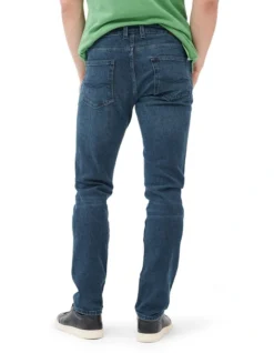 Owaka Straight Fit Italian Denim Regular Leg In True Blue -Myer Fashion Store 978692950 3 720x928