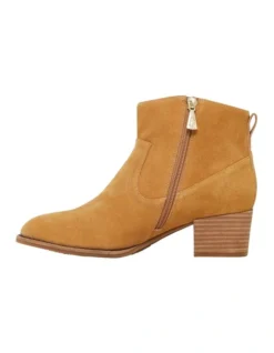 Hush Puppies Cyndi Boot In Camel Suede -Myer Fashion Store 978815890 3 720x928