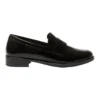 Infinity Flat Shoes In Black Patent Leather