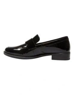Infinity Flat Shoes In Black Patent Leather -Myer Fashion Store 979017130 3 720x928