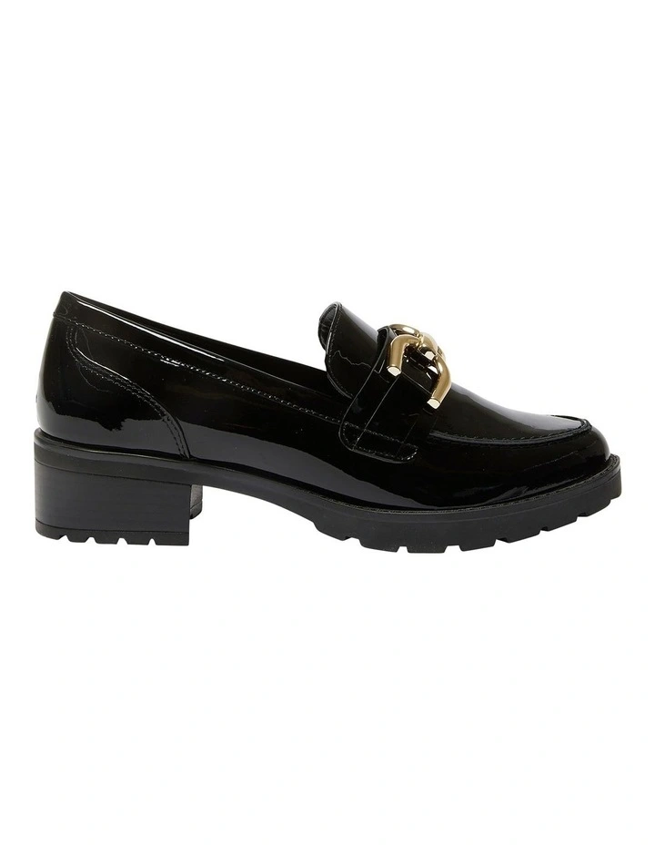 Impress Flat Loafers In Black Patent 3 Impress Flat Loafers In Black Patent