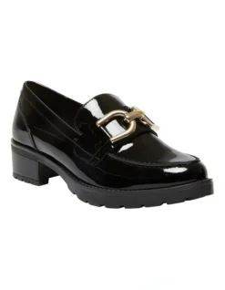 Impress Flat Loafers In Black Patent 10 Impress Flat Loafers In Black Patent -Myer Fashion Store 979022620 2 720x928
