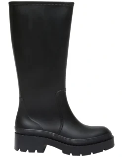 Thunder Boots In Black Smooth
